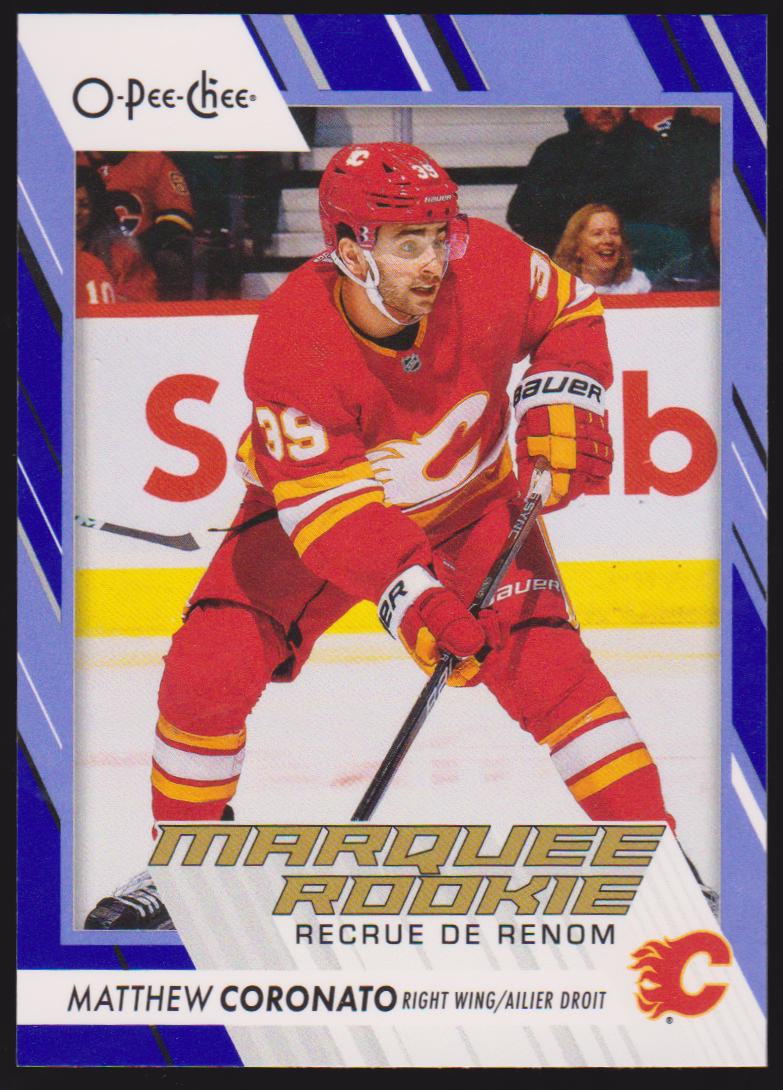 (image for) 2023-24 O-Pee-Chee Blue #575 Matthew Coronato