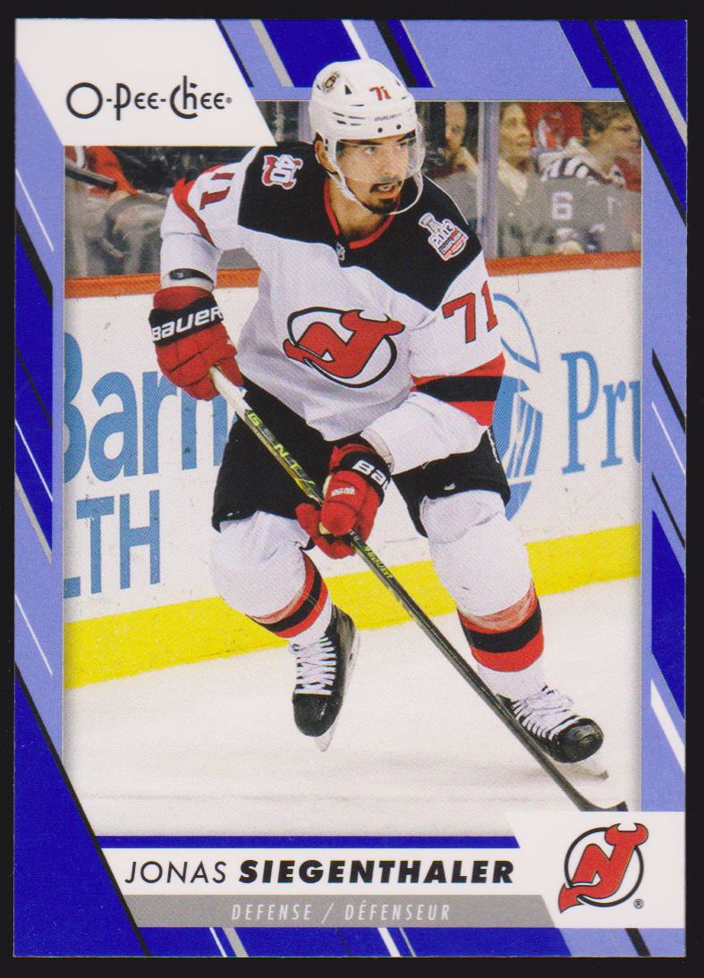 (image for) 2023-24 O-Pee-Chee Blue #461 Jonas Siegenthaler