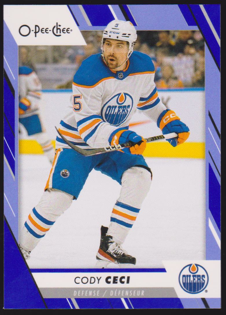 (image for) 2023-24 O-Pee-Chee Blue #340 Cody Ceci
