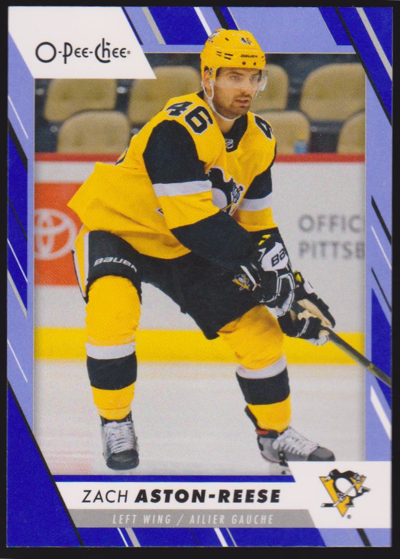 (image for) 2023-24 O-Pee-Chee Blue #489 Zach Aston-Reese