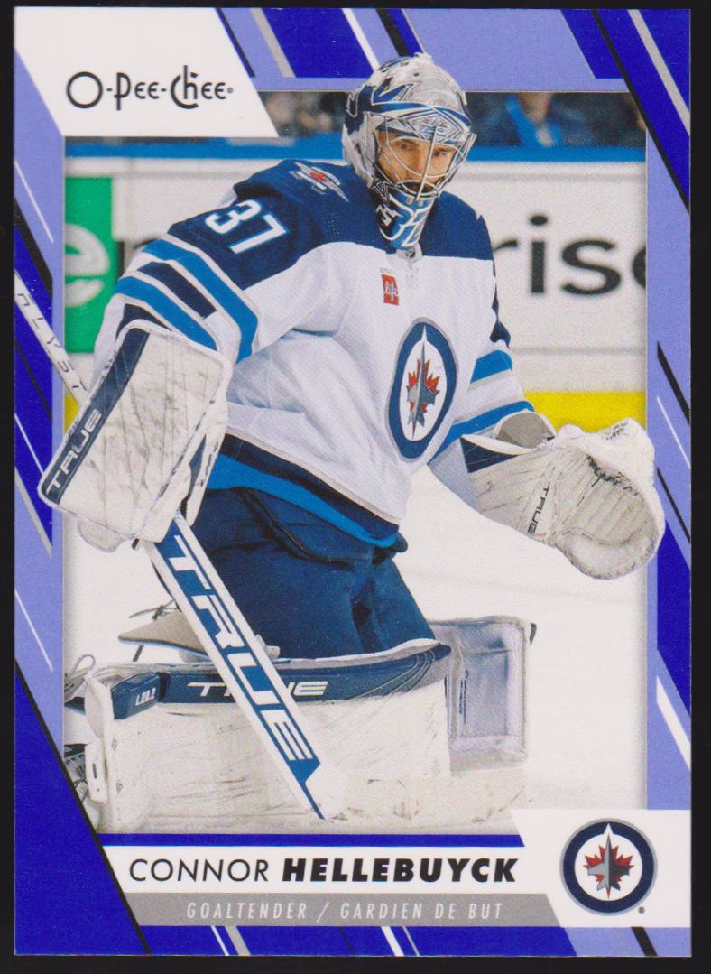 (image for) 2023-24 O-Pee-Chee Blue #196 Connor Hellebuyck