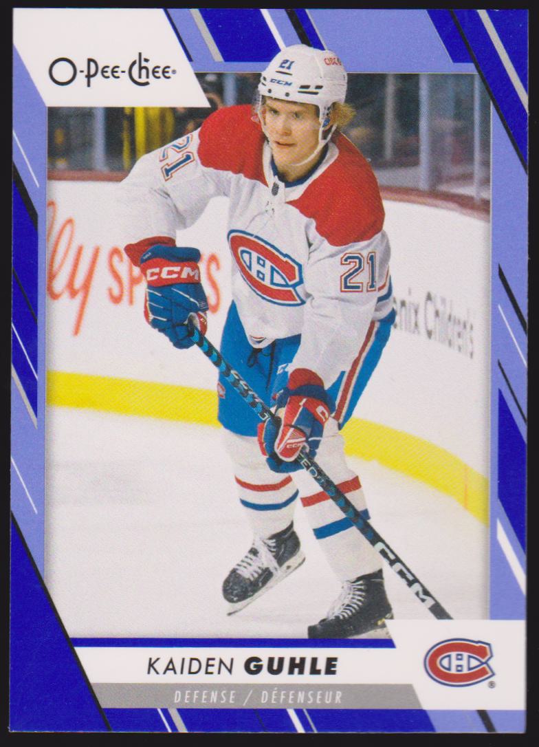 (image for) 2023-24 O-Pee-Chee Blue #68 Kaiden Guhle