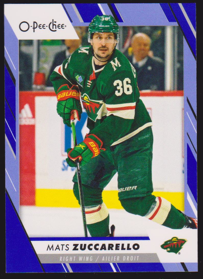 (image for) 2023-24 O-Pee-Chee Blue #36 Mats Zuccarello