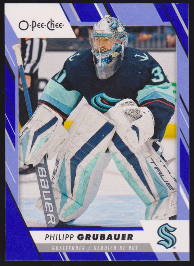 (image for) 2023-24 O-Pee-Chee Blue #164 Philipp Grubauer