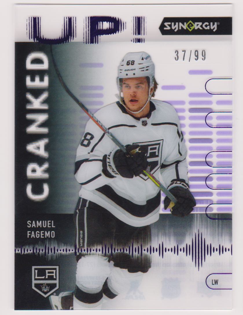 (image for) 2022-23 Synergy Cranked Up Purple #CUSF Samuel Fagemo - 37/99 - RC Year