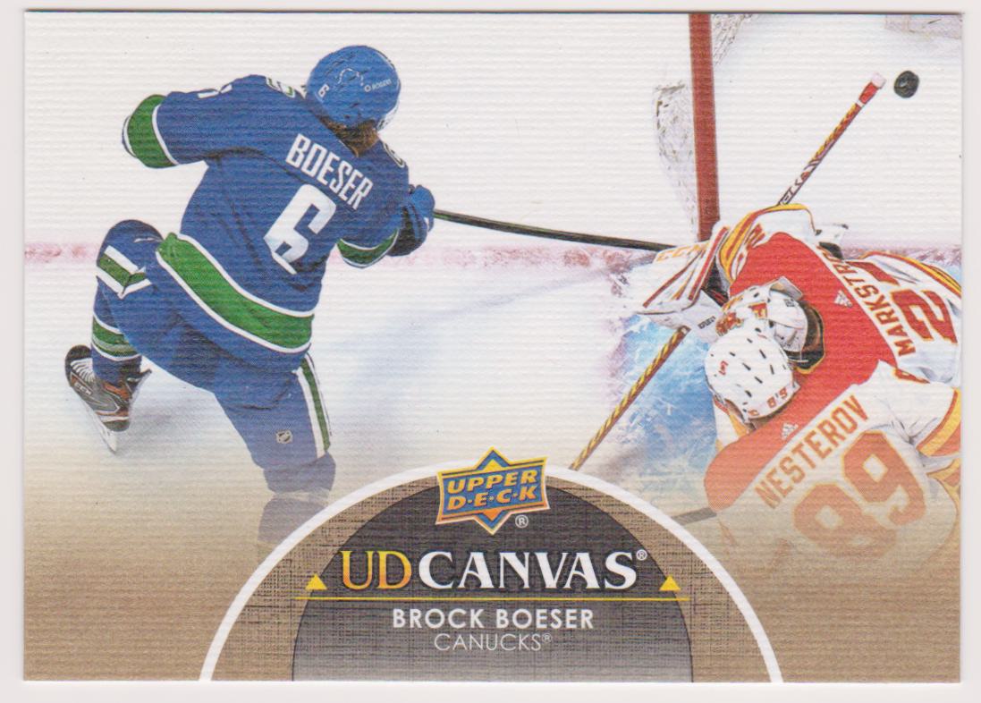 (image for) 2021-22 Upper Deck Canvas #C78 Brock Boeser