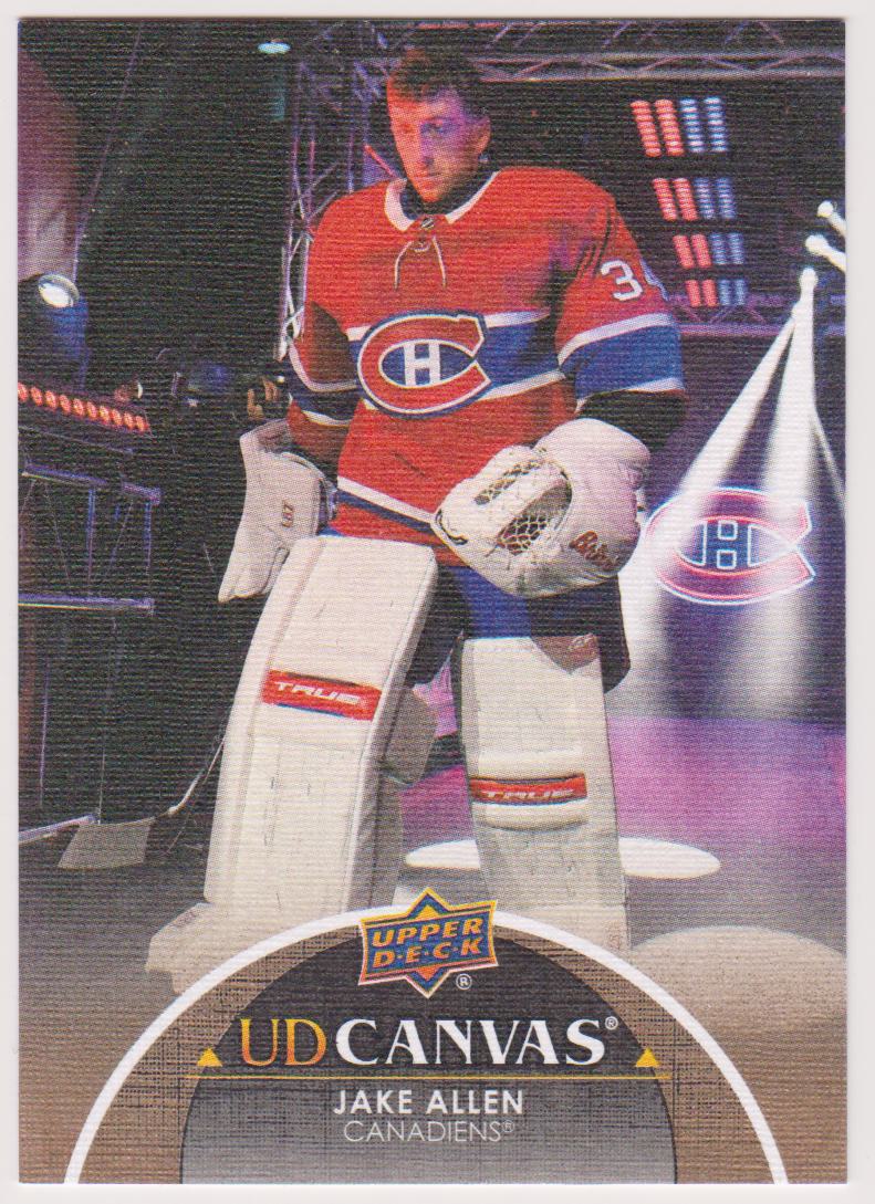 (image for) 2021-22 Upper Deck Canvas #C311 Jake Allen