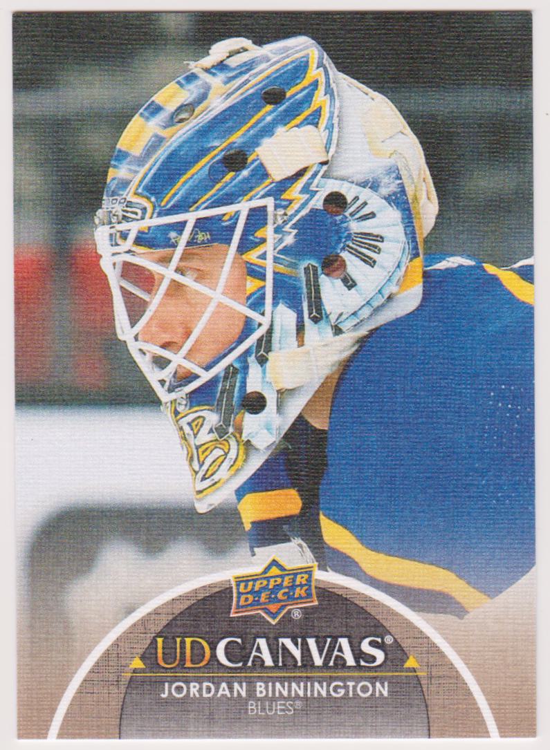 (image for) 2021-22 Upper Deck Canvas #C189 Jordan Binnington