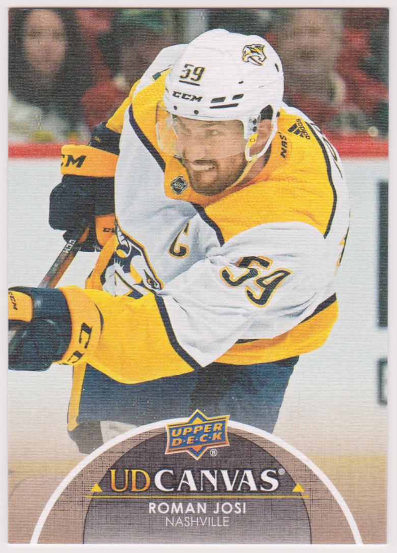 (image for) 2021-22 Upper Deck Canvas #C165 Roman Josi