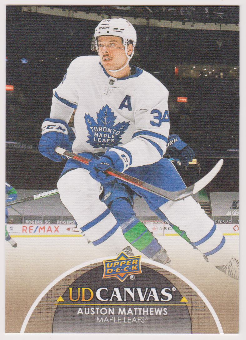 (image for) 2021-22 Upper Deck Canvas #C77 Auston Matthews