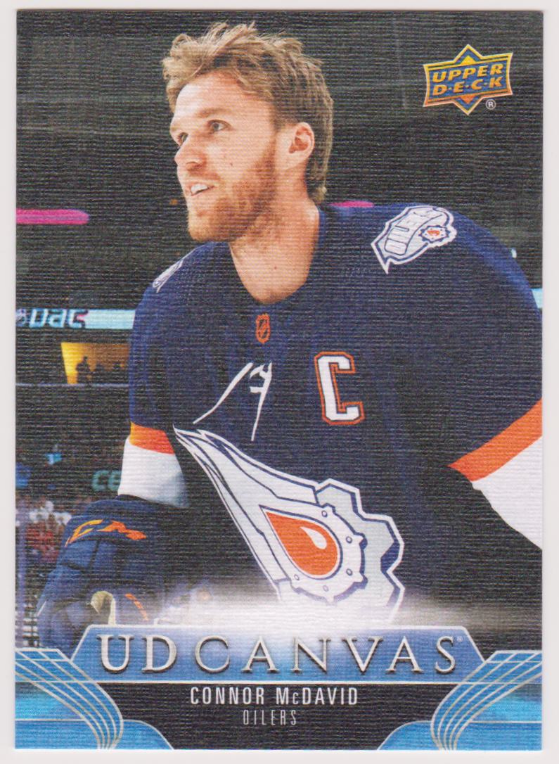 2023-24 Upper Deck UD Canvas #C152 Connor McDavid (image for) 2023-24 Upper Deck UD Canvas #C152 Connor McDavid