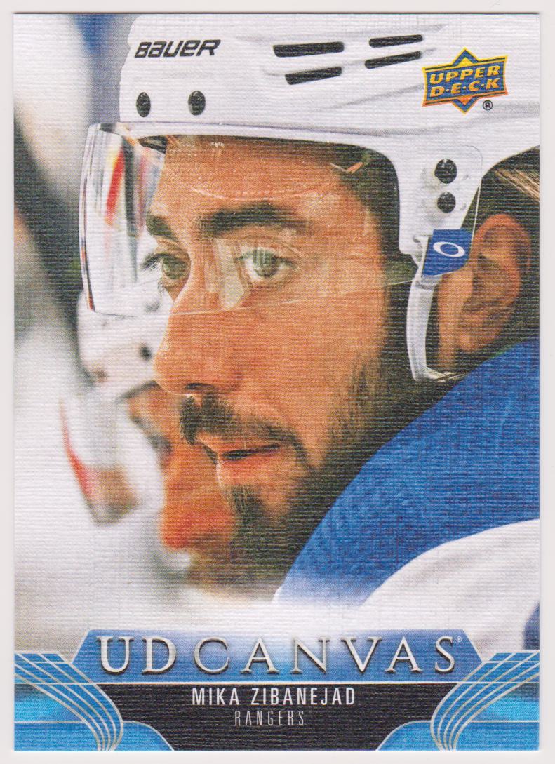 2023-24 Upper Deck UD Canvas #C174 Mika Zibanejad (image for) 2023-24 Upper Deck UD Canvas #C174 Mika Zibanejad