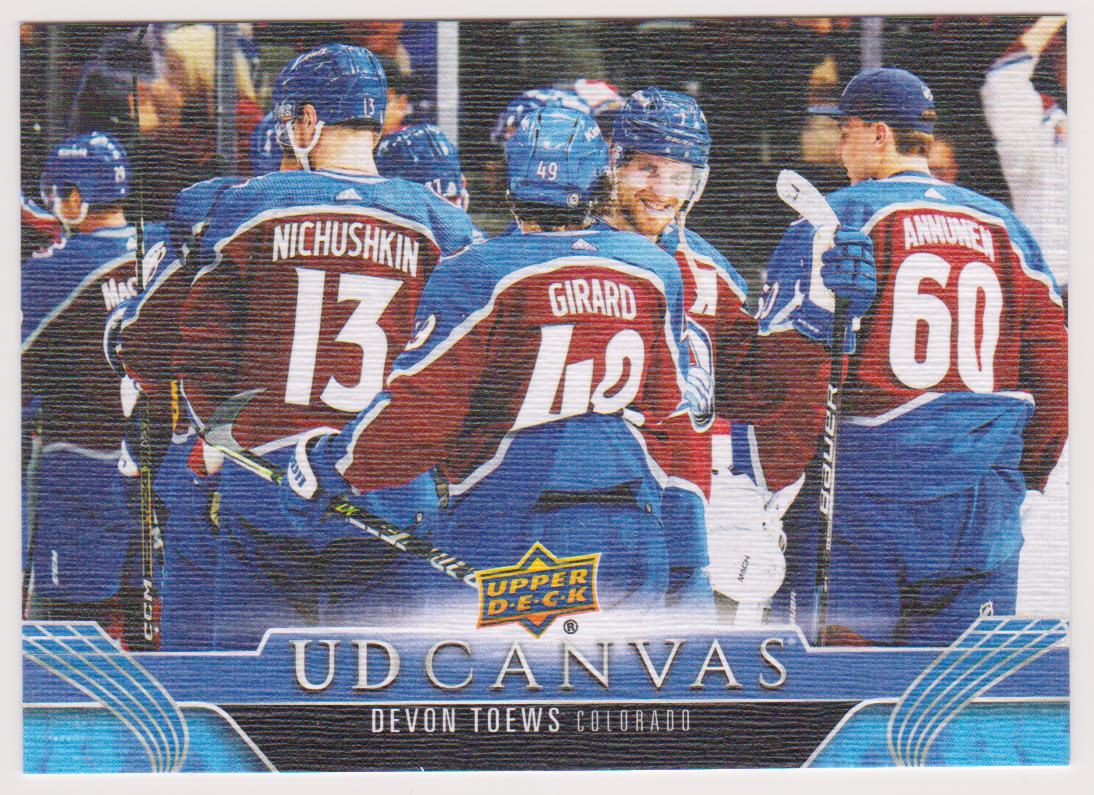 (image for) 2023-24 Upper Deck UD Canvas #C143 Devon Toews