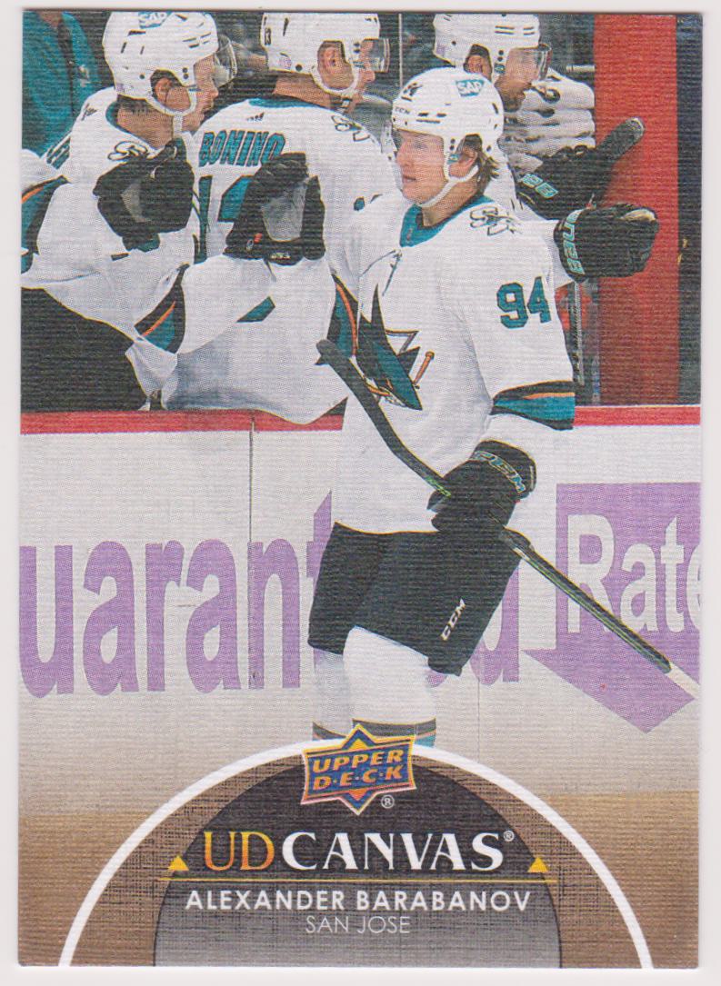 (image for) 2021-22 Upper Deck Canvas #C334 Alexander Barabanov