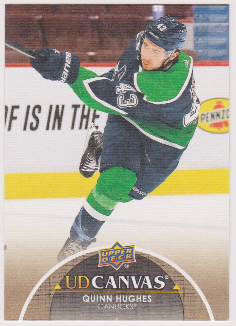 (image for) 2021-22 Upper Deck Canvas #C80 Quinn Hughes