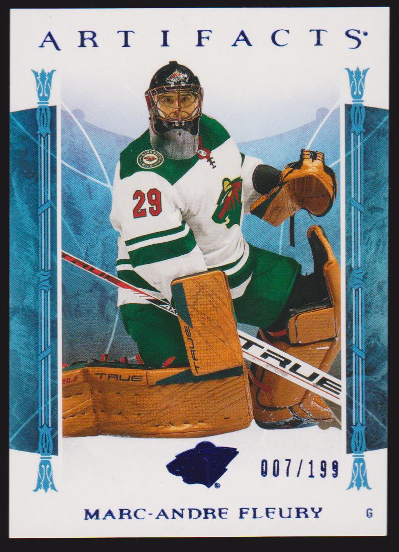 (image for) 2022-23 Artifacts Royal Blue #153 Marc-Andre Fleury 007/199