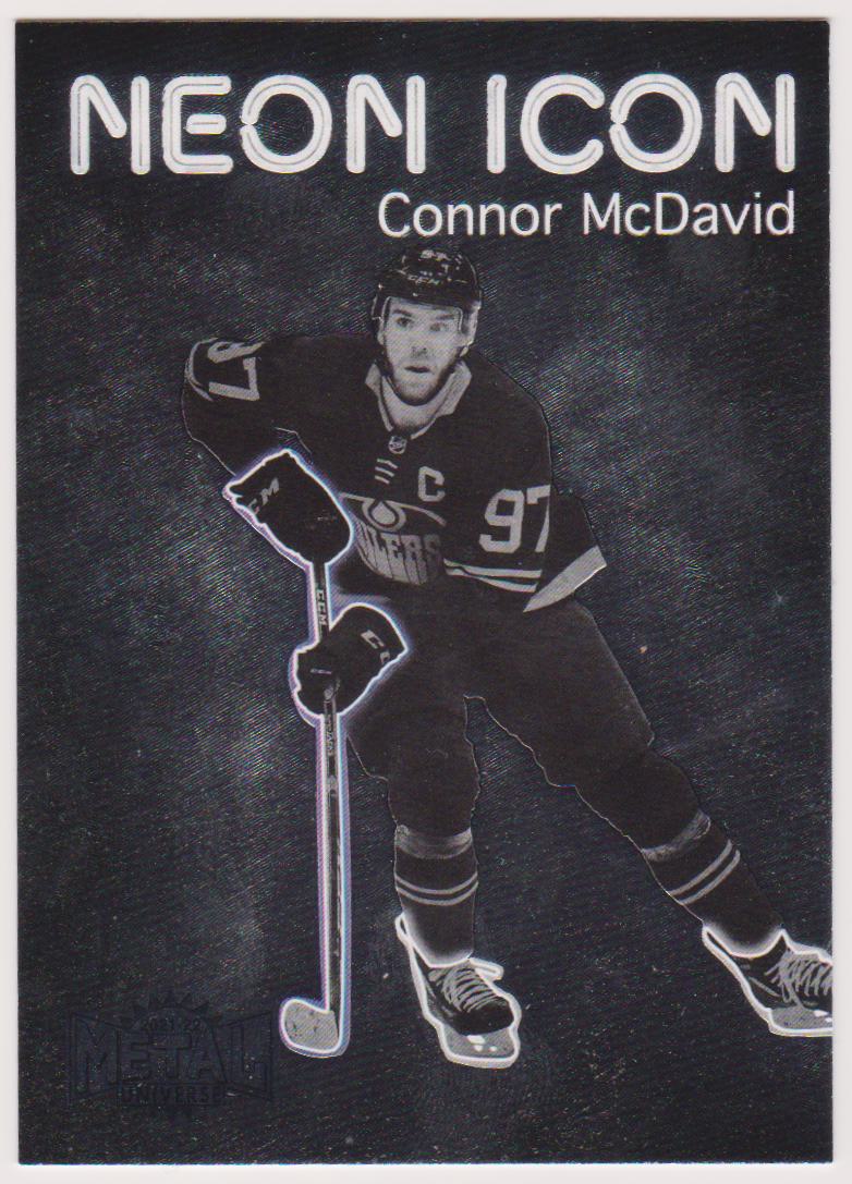 2021-22 Metal Universe Neon Icon #NI1 Connor McDavid (image for) 2021-22 Metal Universe Neon Icon #NI1 Connor McDavid