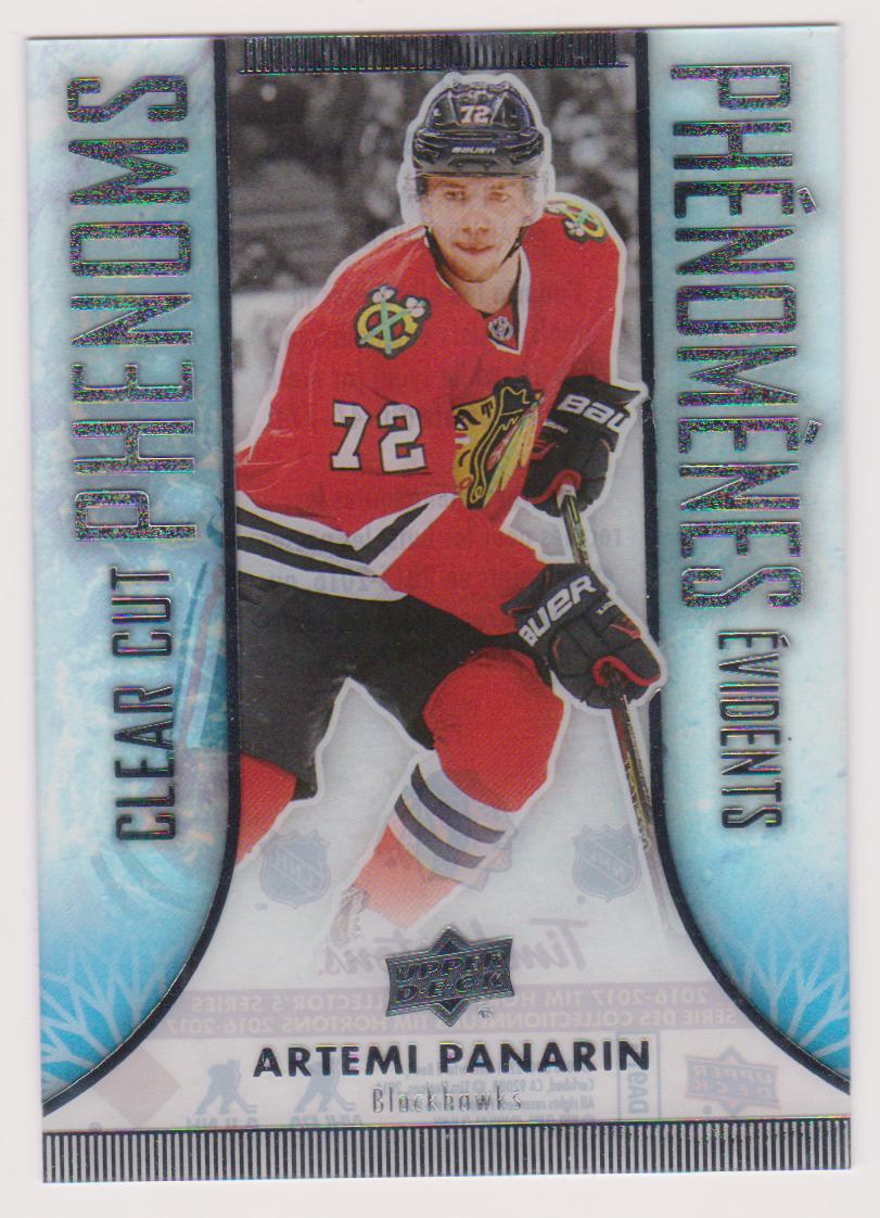 (image for) 2016-17 Upper Deck Tim Hortons Clear Cut Phenoms #CC4 Artemi Panarin