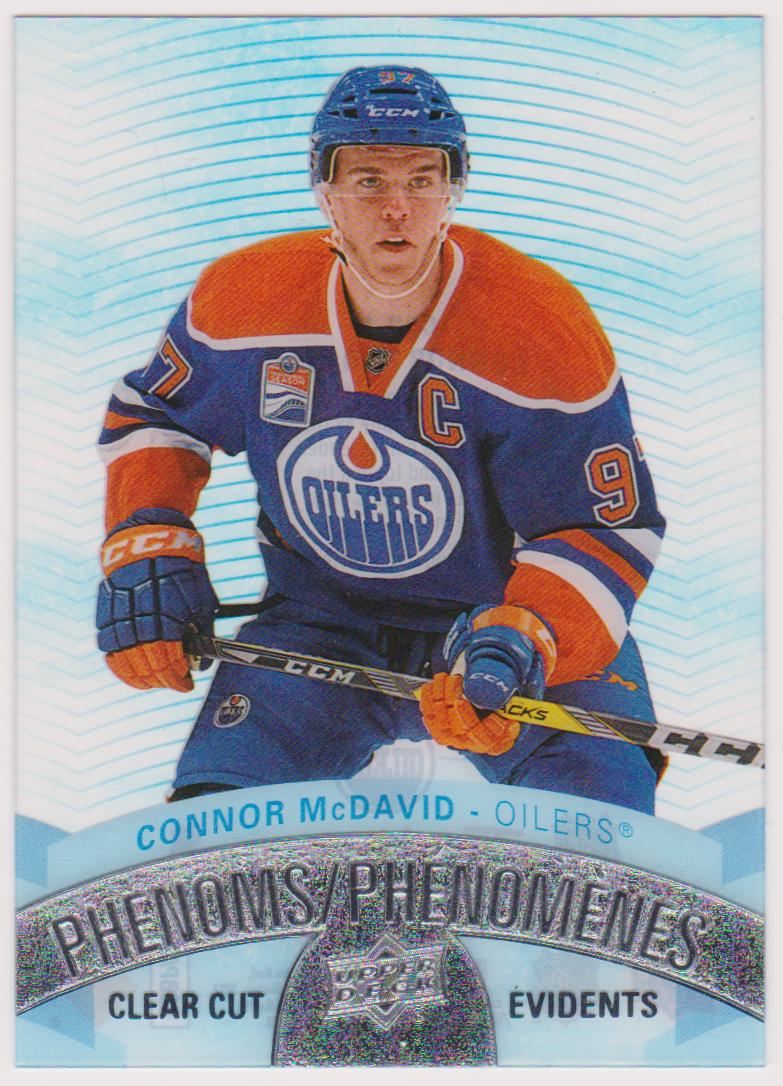(image for) 2017-18 Upper Deck Tim Hortons Clear Cut Phenoms #CCP1 Connor McDavid