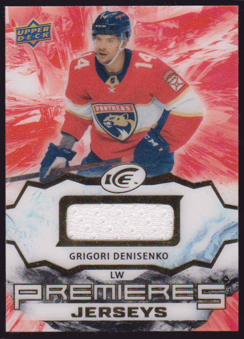 (image for) 2021-22 Upper Deck Ice Ice Premieres Jerseys #IPAGD Grigori Denisenko - RC Year