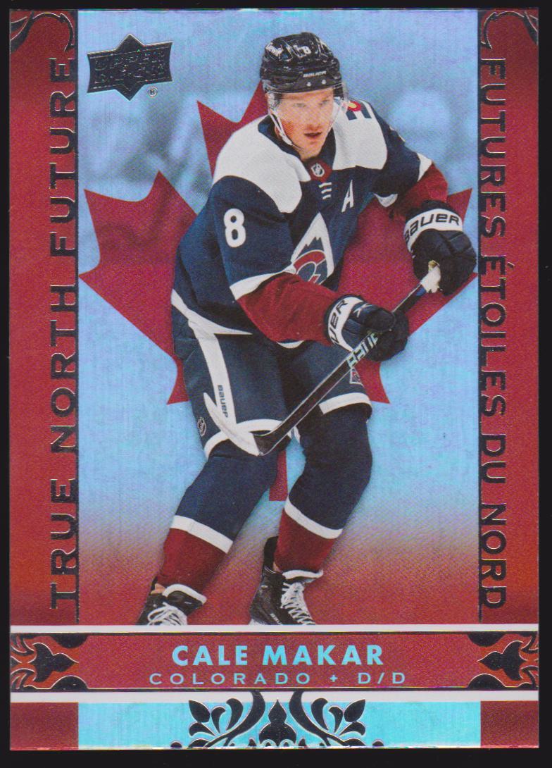 2024-25 Upper Deck Tim Hortons True North Future #TN10 Cale Makar (image for) 2024-25 Upper Deck Tim Hortons True North Future #TN10 Cale Makar