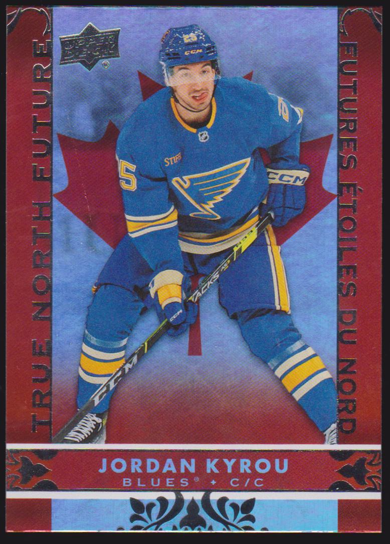 (image for) 2024-25 Upper Deck Tim Hortons True North Future #TN17 Jordan Kyrou
