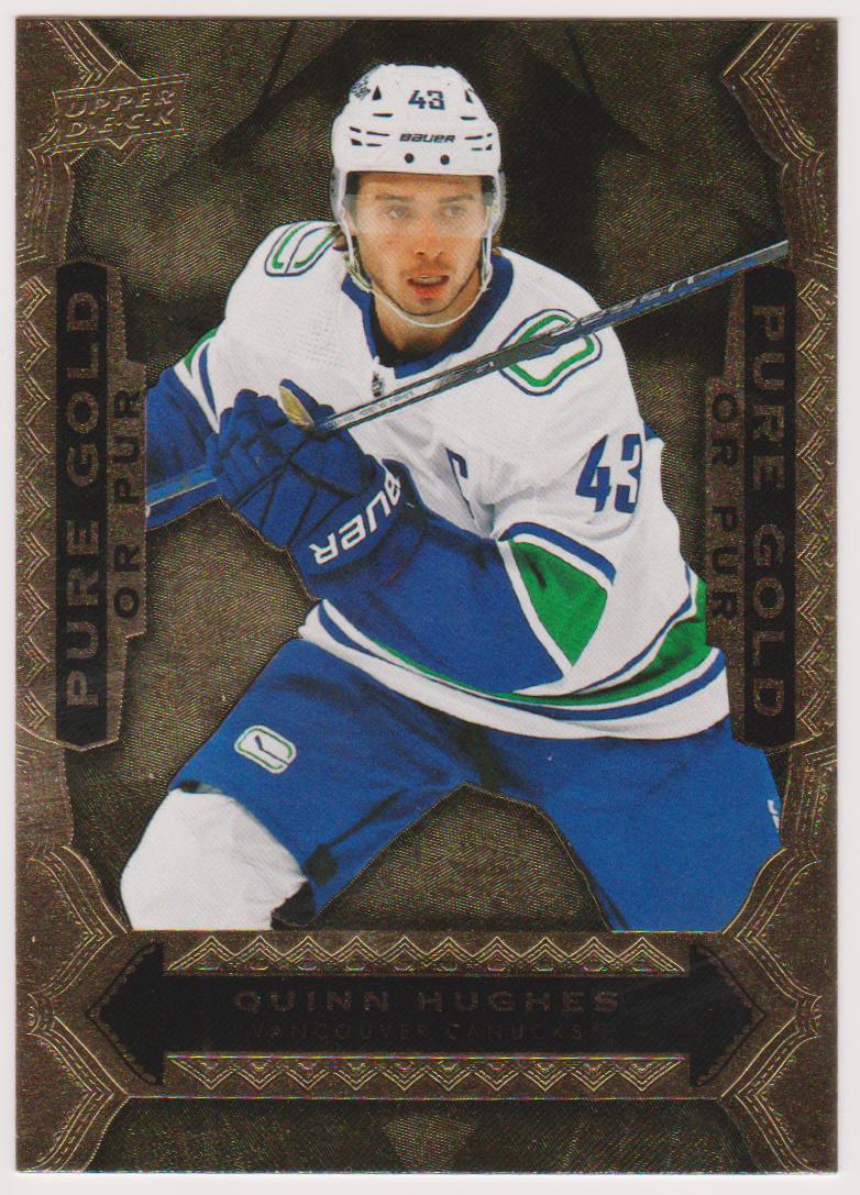 (image for) 2024-25 Upper Deck Tim Hortons Pure Gold #PG1 Quinn Hughes