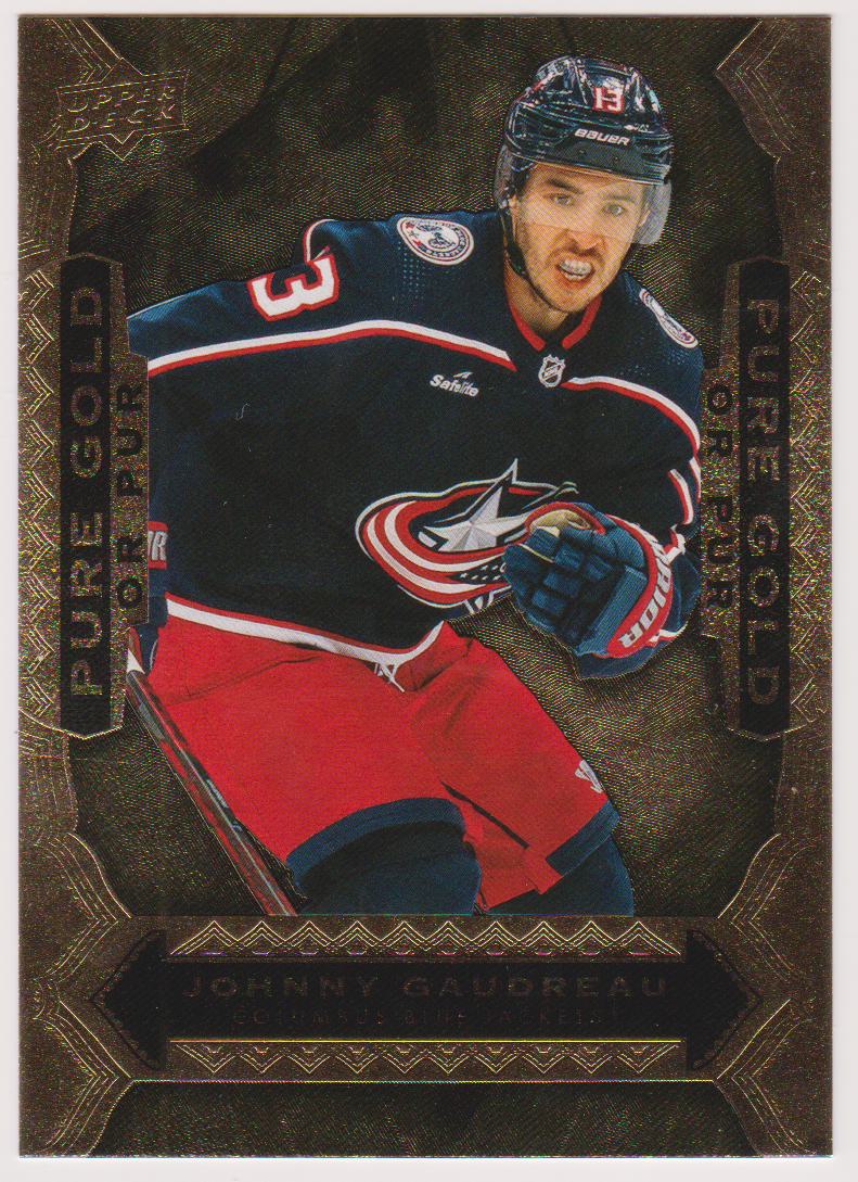 (image for) 2024-25 Upper Deck Tim Hortons Pure Gold #PG8 Johnny Gaudreau