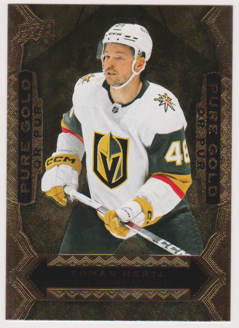 (image for) 2024-25 Upper Deck Tim Hortons Pure Gold #PG11 Tomas Hertl