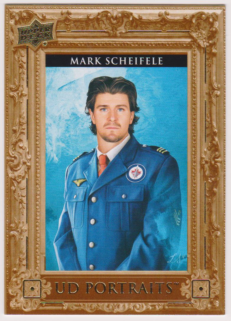 2023-24 Upper Deck UD Portraits #P49 Mark Scheifele (image for) 2023-24 Upper Deck UD Portraits #P49 Mark Scheifele