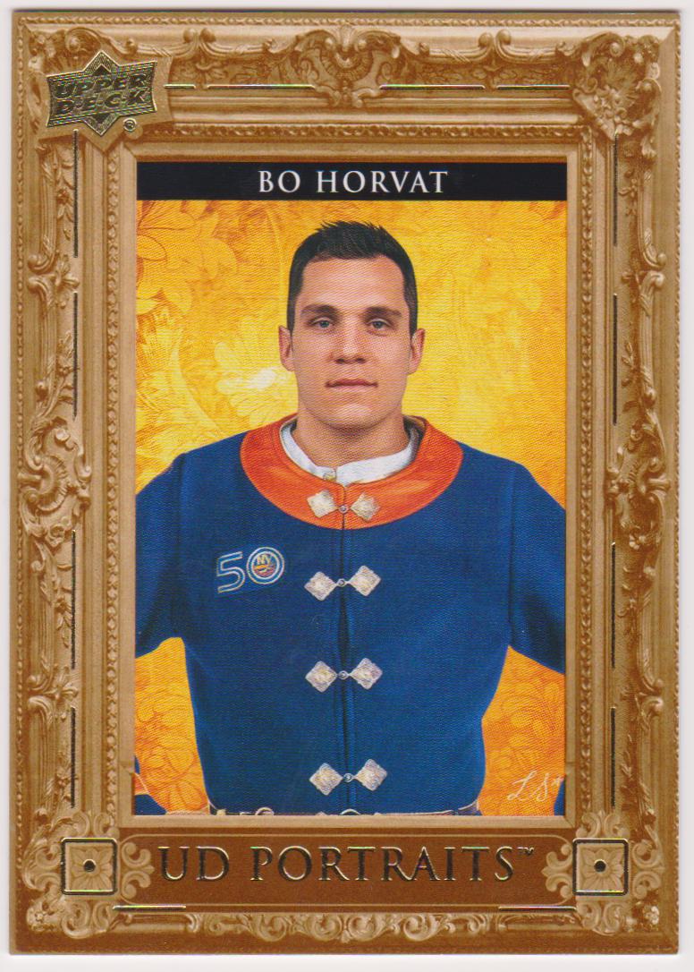 2023-24 Upper Deck UD Portraits #P36 Bo Horvat (image for) 2023-24 Upper Deck UD Portraits #P36 Bo Horvat
