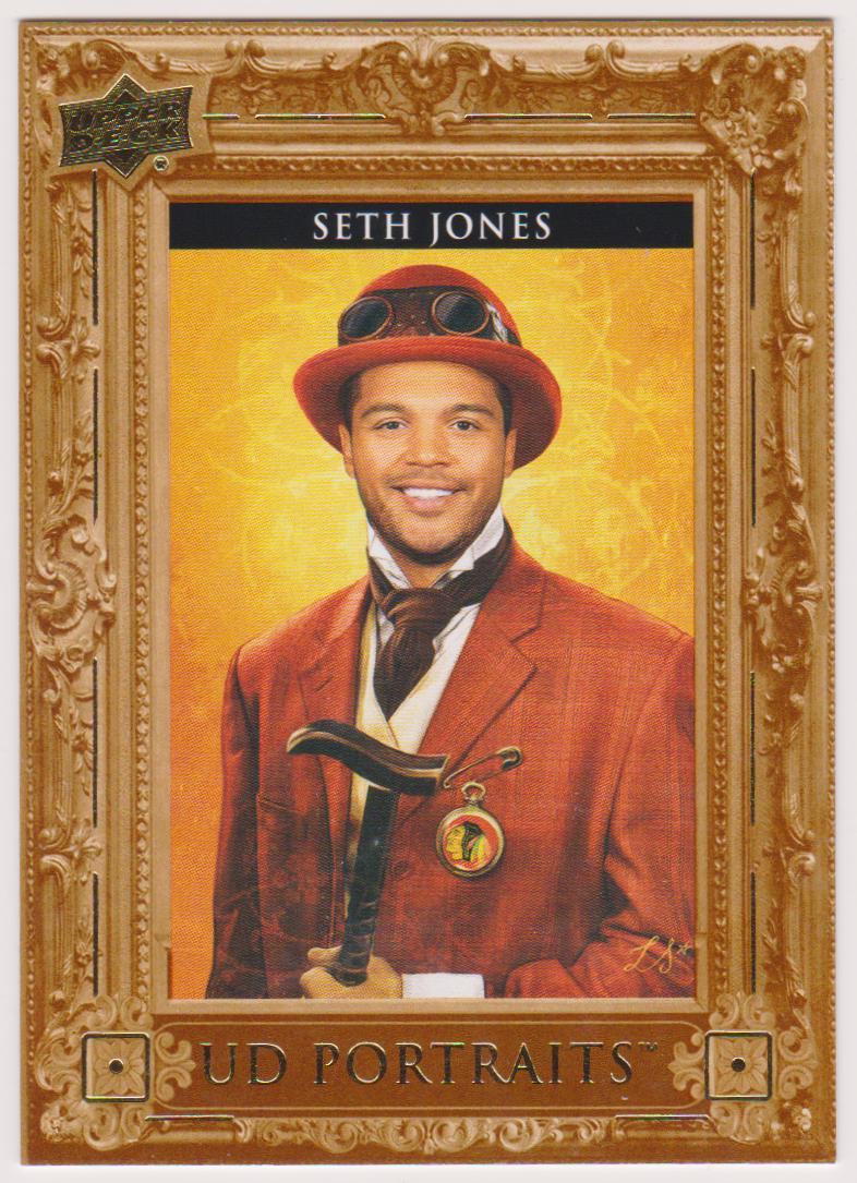 2023-24 Upper Deck UD Portraits #P38 Seth Jones (image for) 2023-24 Upper Deck UD Portraits #P38 Seth Jones