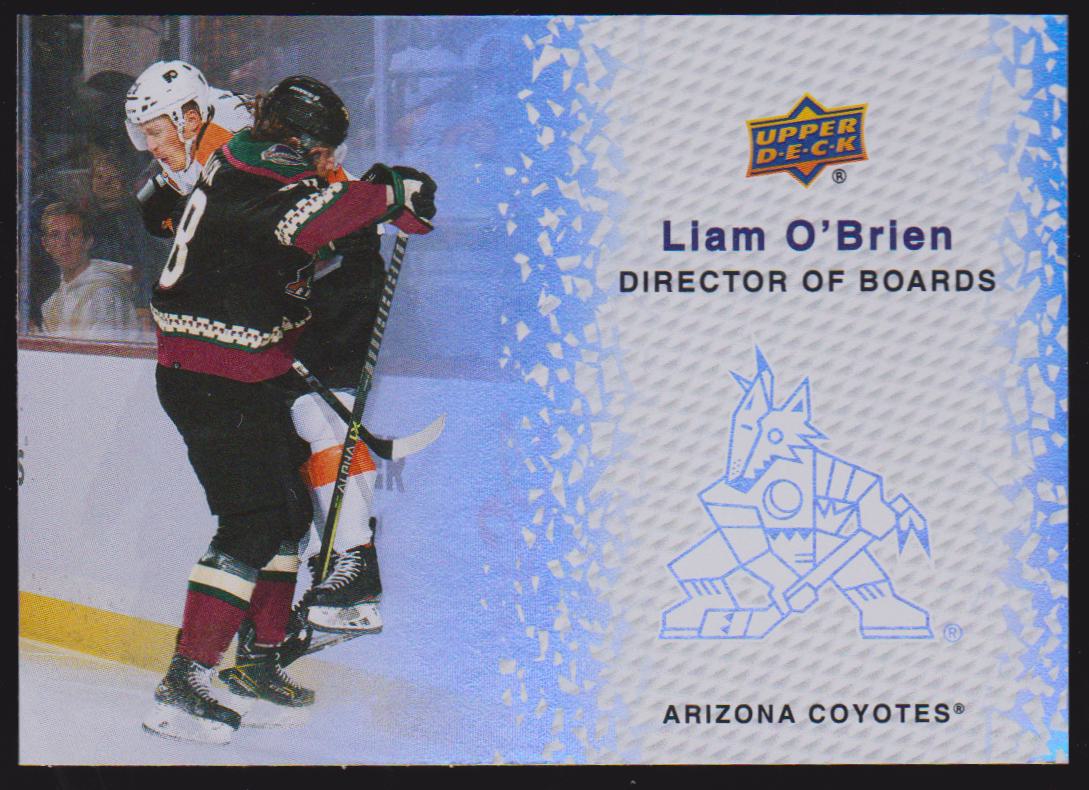 2023-24 Upper Deck Director of Boards #DB7 Liam O'Brien (image for) 2023-24 Upper Deck Director of Boards #DB7 Liam O'Brien
