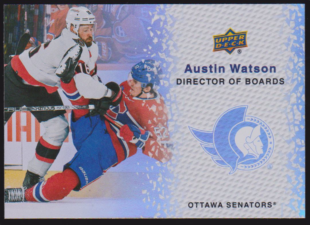 2023-24 Upper Deck Director of Boards #DB12 Austin Watson (image for) 2023-24 Upper Deck Director of Boards #DB12 Austin Watson