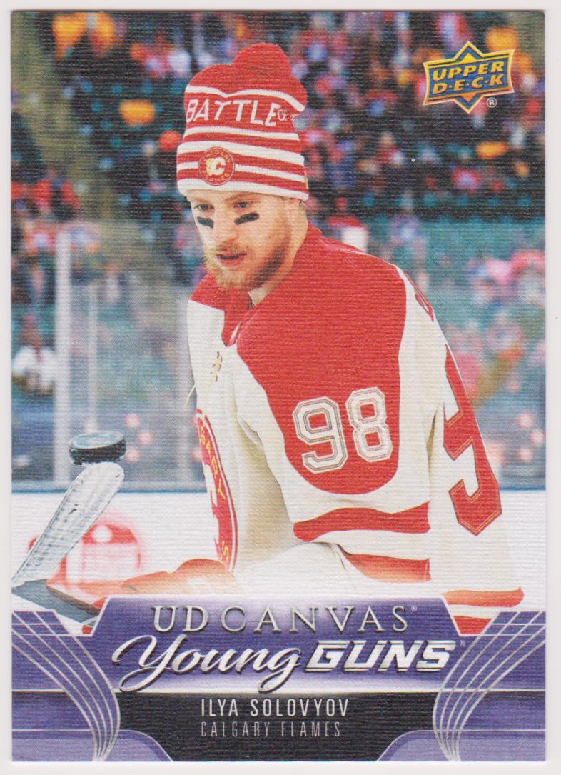2023-24 Upper Deck UD Canvas #C377 Ilya Solovyov YG (image for) 2023-24 Upper Deck UD Canvas #C377 Ilya Solovyov YG
