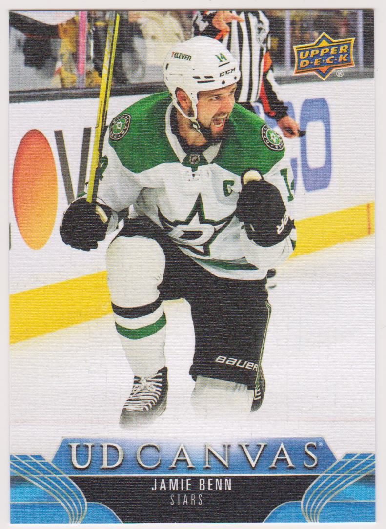 2023-24 Upper Deck UD Canvas #C323 Jamie Benn (image for) 2023-24 Upper Deck UD Canvas #C323 Jamie Benn