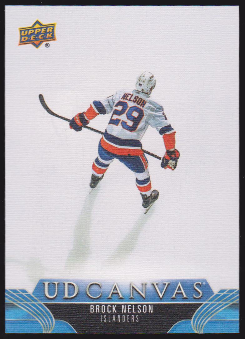 2023-24 Upper Deck UD Canvas #C348 Brock Nelson (image for) 2023-24 Upper Deck UD Canvas #C348 Brock Nelson