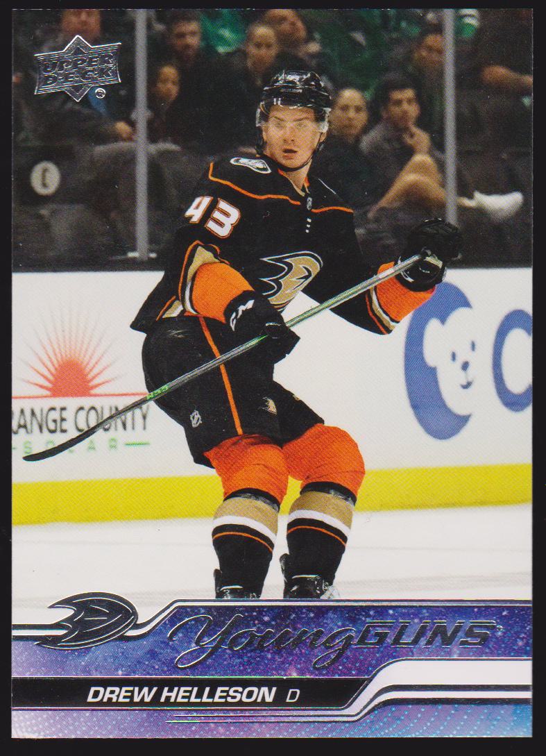 (image for) 2023-24 Upper Deck #220 Drew Helleson Young Guns RC