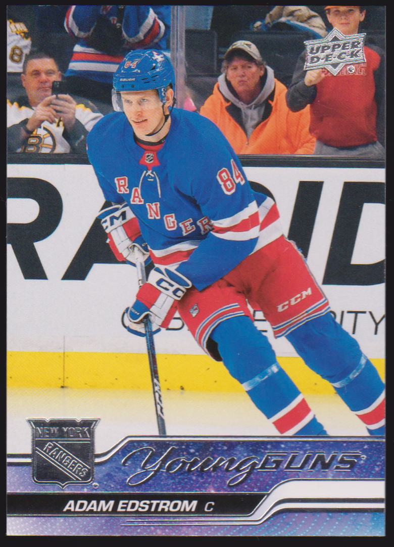 (image for) 2023-24 Upper Deck #703 Adam Edstrom Young Guns RC