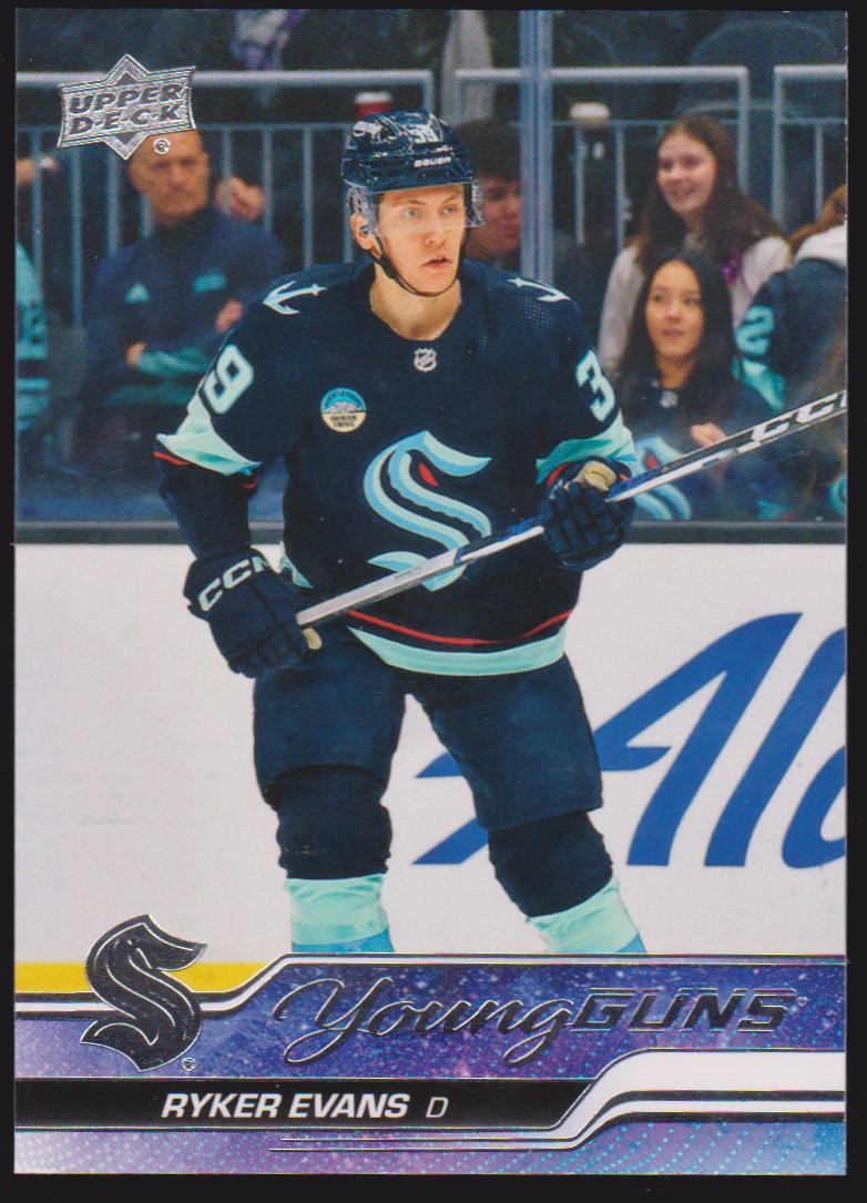 (image for) 2023-24 Upper Deck #726 Ryker Evans Young Guns RC