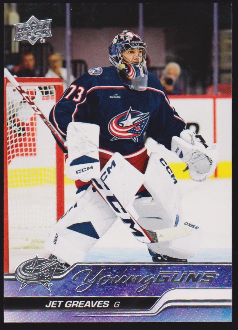 (image for) 2023-24 Upper Deck #246 Jet Greaves Young Guns RC