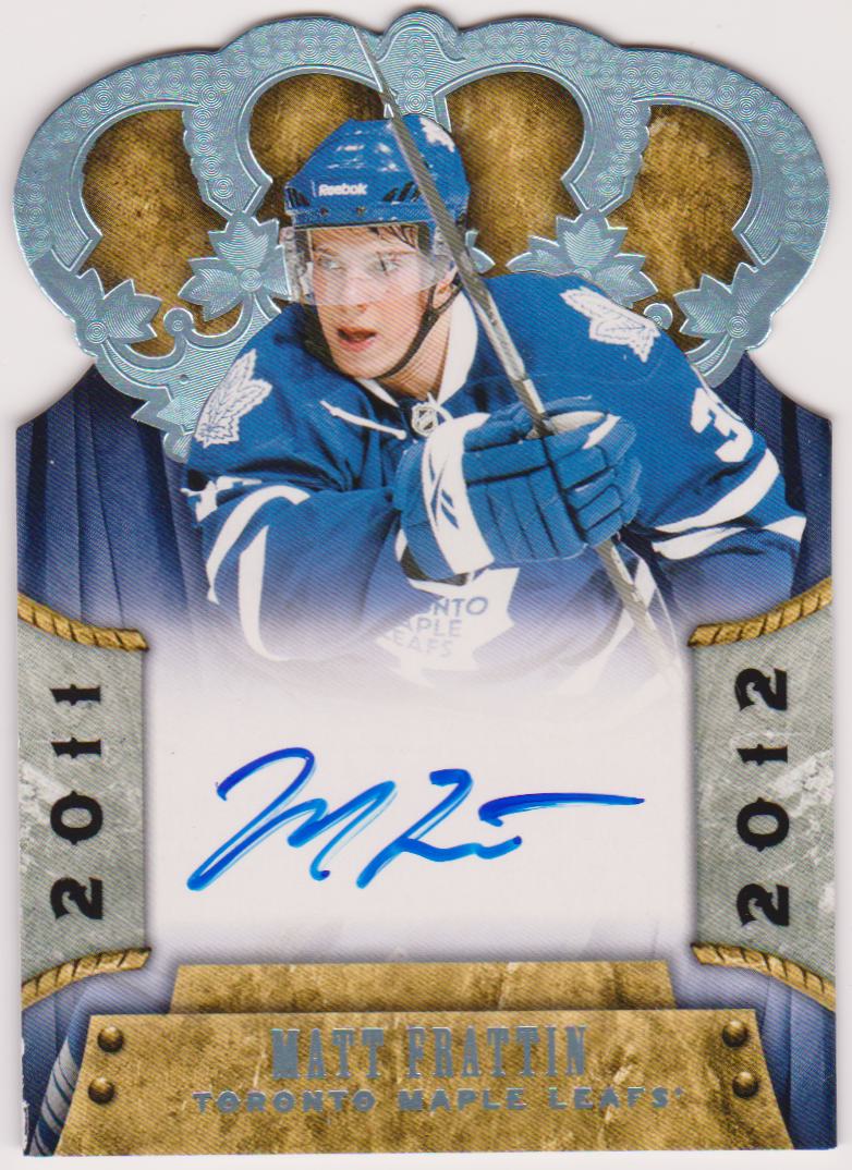 2011-12 Crown Royale #156 Matt Frattin AUTO RC (image for) 2011-12 Crown Royale #156 Matt Frattin AUTO RC