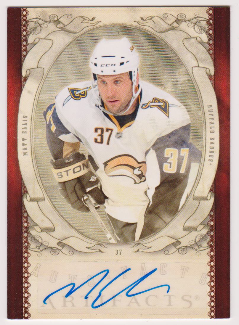 2010-11 Artifacts Autofacts #AFME Matt Ellis (image for) 2010-11 Artifacts Autofacts #AFME Matt Ellis