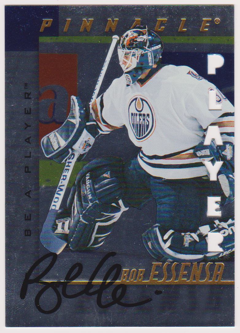 1997-98 Be A Player Autographs Die Cut #185 Bob Essensa (image for) 1997-98 Be A Player Autographs Die Cut #185 Bob Essensa