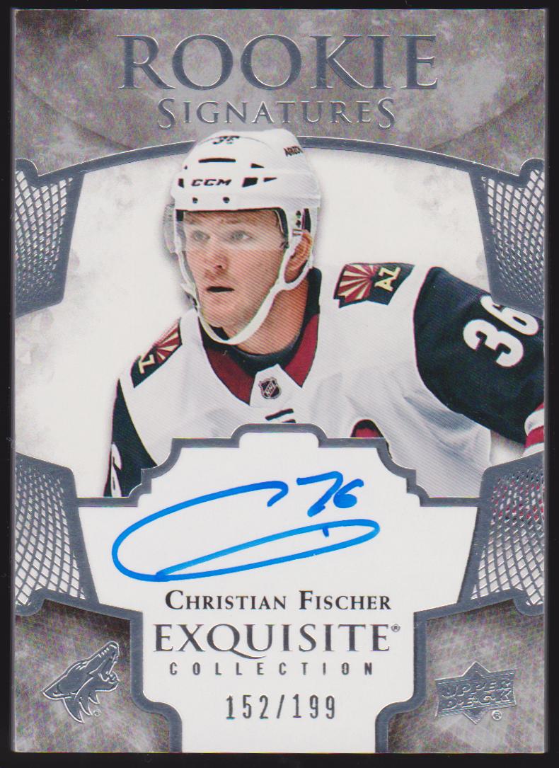 (image for) 2017-18 Exquisite Collection Rookie Signatures #ERSCF Christian Fischer