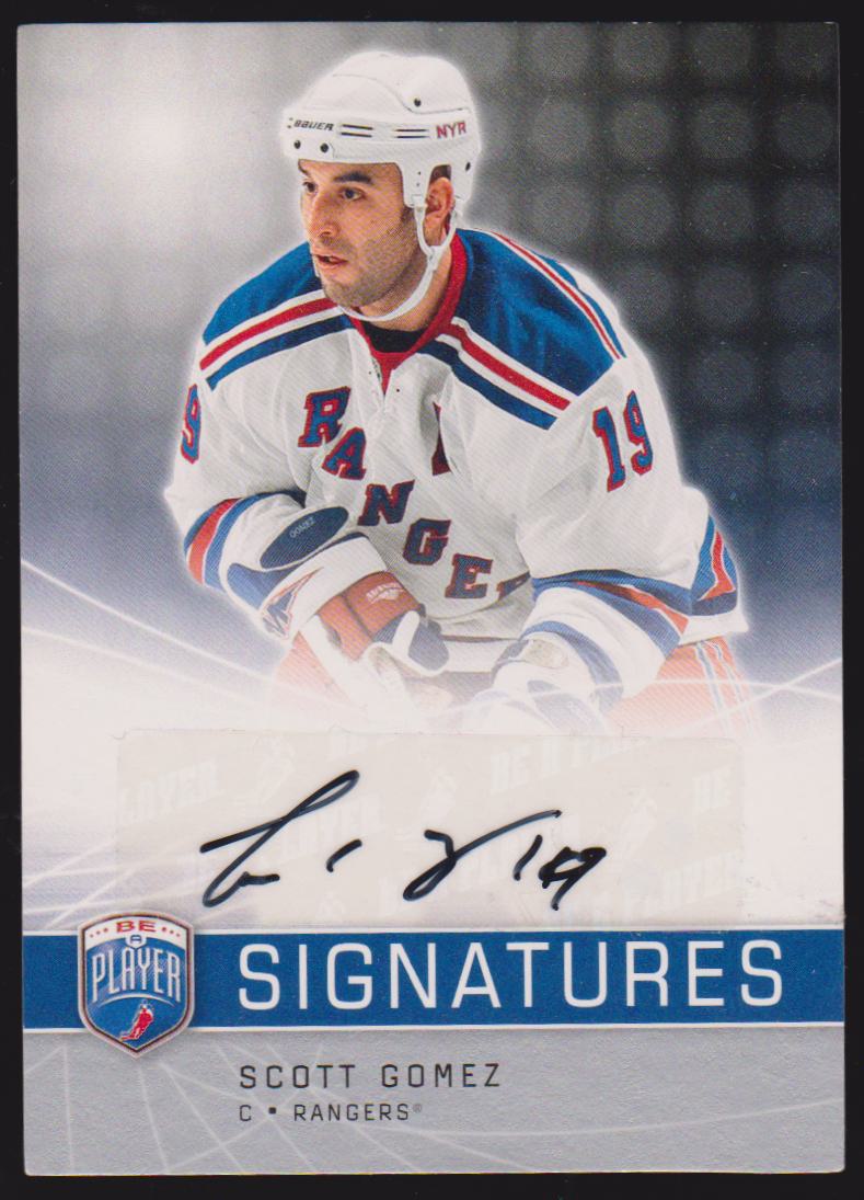 (image for) 2008-09 Be A Player Signatures #SSG Scott Gomez