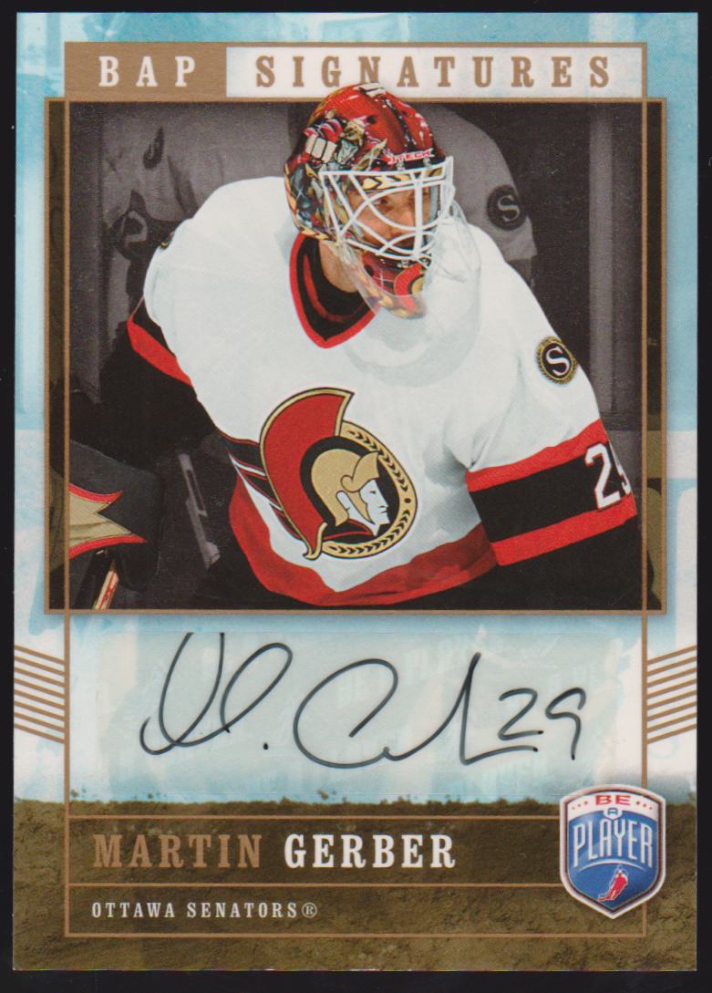 2006-07 Be A Player Signatures #GE Martin Gerber (image for) 2006-07 Be A Player Signatures #GE Martin Gerber