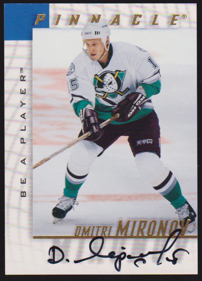 (image for) 1997-98 Be A Player Autographs #170 Dmitri Mironov