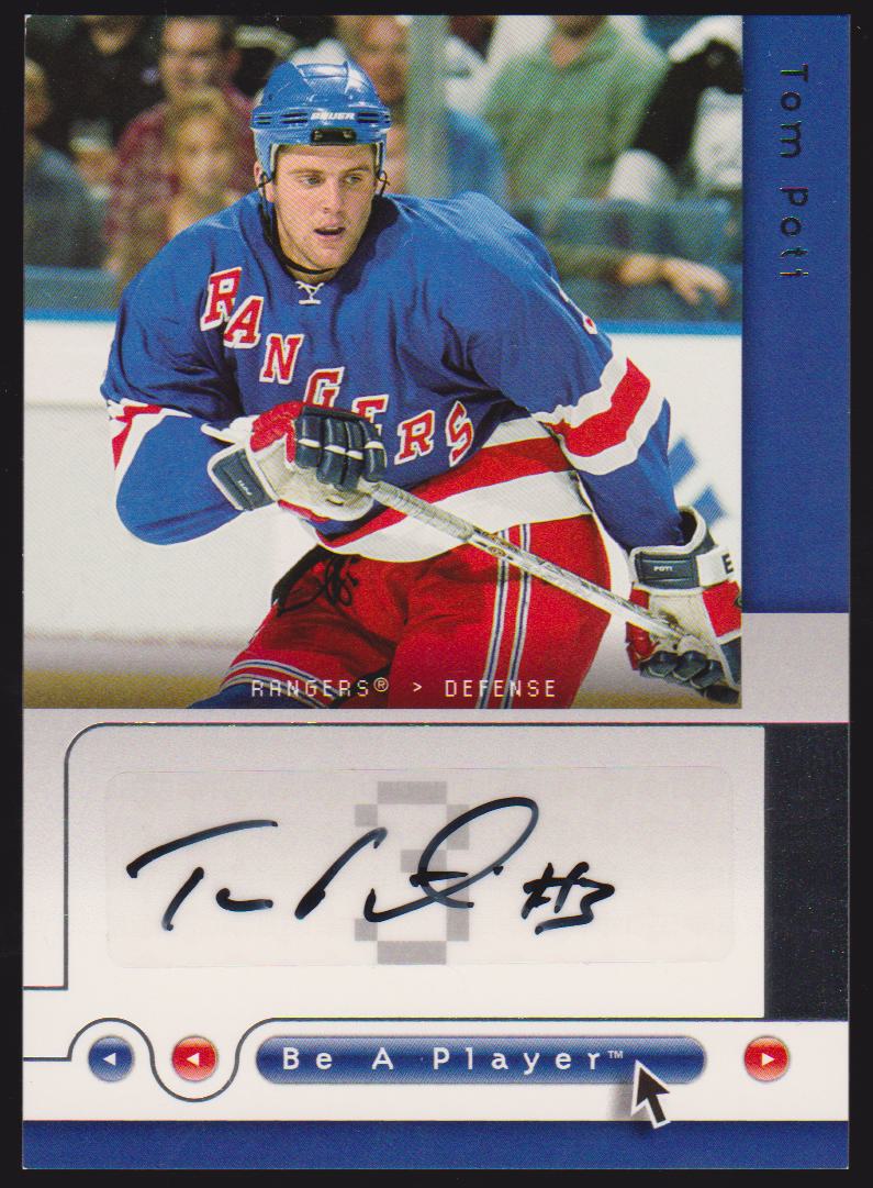 2005-06 Be A Player Signatures #TP Tom Poti AUTO (image for) 2005-06 Be A Player Signatures #TP Tom Poti AUTO