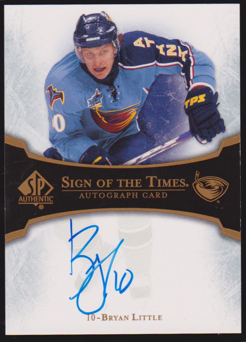 (image for) 2007-08 SP Authentic Sign of the Times #STBL Bryan Little - AUTO - RC Year